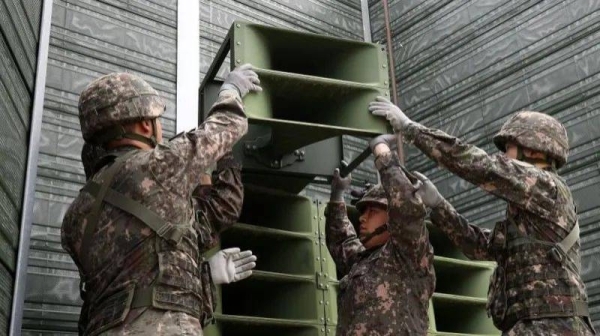South Korea turns off propaganda loudspeakers to North