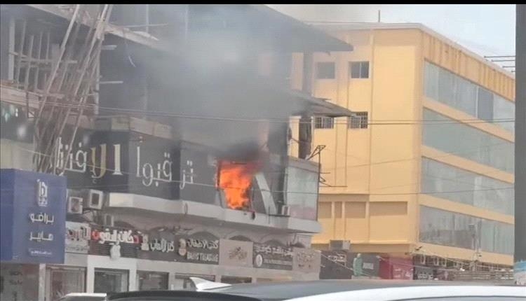اندلاع حريق في سوق الحجاز بالمنصورة