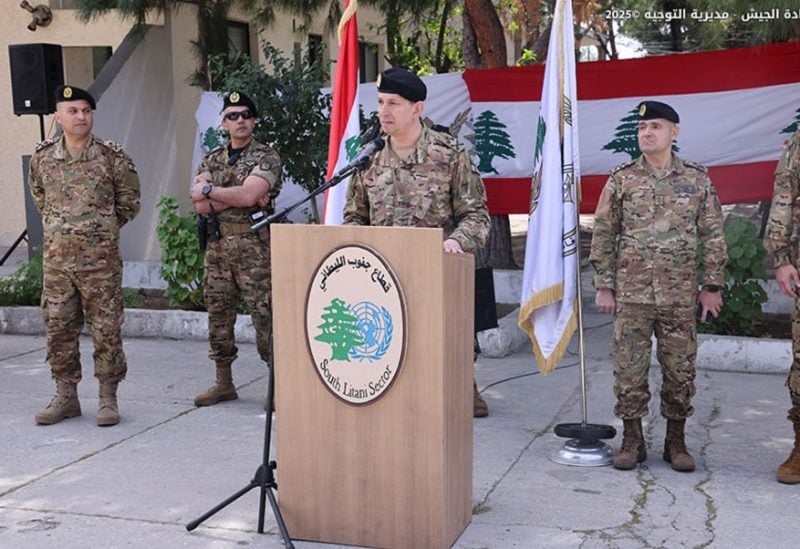 قائد الجيش: ملتزمون بتنفيذ القرار 1701 واتفاق وقف إطلاق النار دون أي تباطؤ