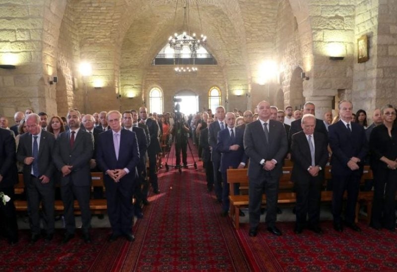 الرئيس عون شارك في القداس السنوي لعيد سيدة التلة في دير القمر