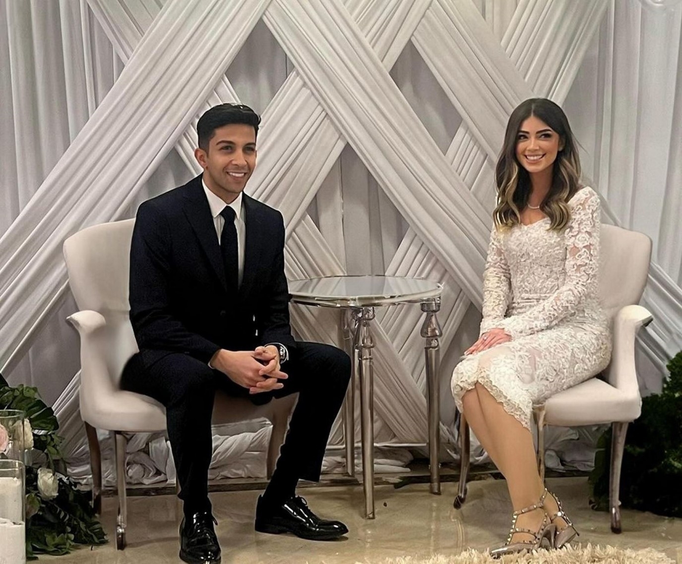 فستانك الأبيض.. هشام جمال يكشف كواليس أغنية حفل زفافه على ليلى زاهر