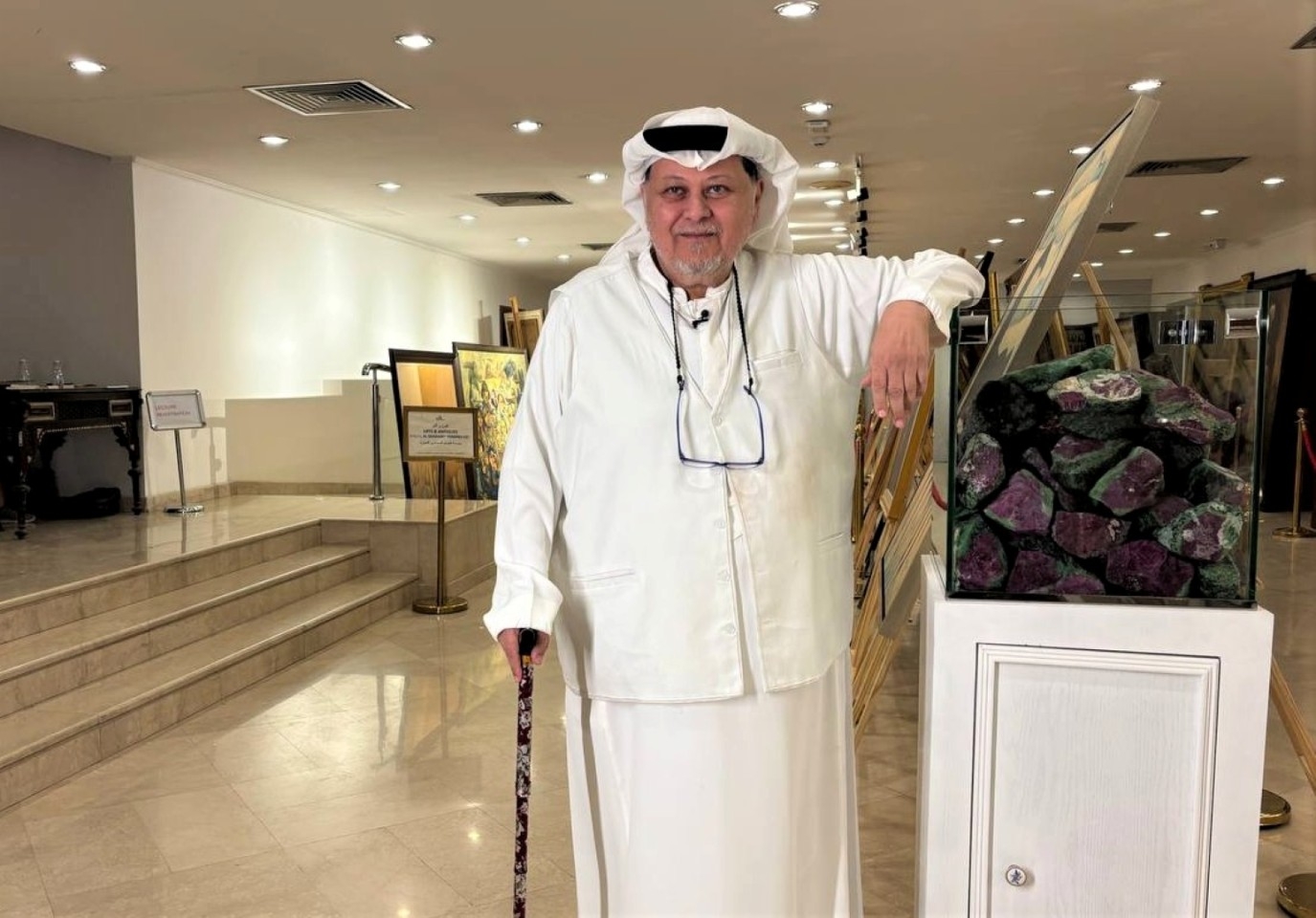 فيصل السعداوي :مزاد كرفانسراي يتضمن مقتنيات قيمة ومن أبرزها سيف الملك عبدالعزيز