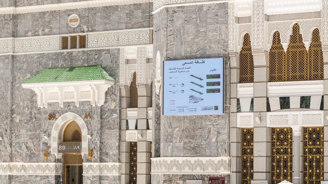 خدمة جديدة تتيح معرفة حالة كثافة المطاف والمسعى في المسجد الحرام