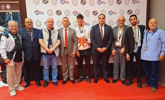 السفارة الأردنية في القاهرة تلتقي ببعثة المنتخب الوطني للكراتيه