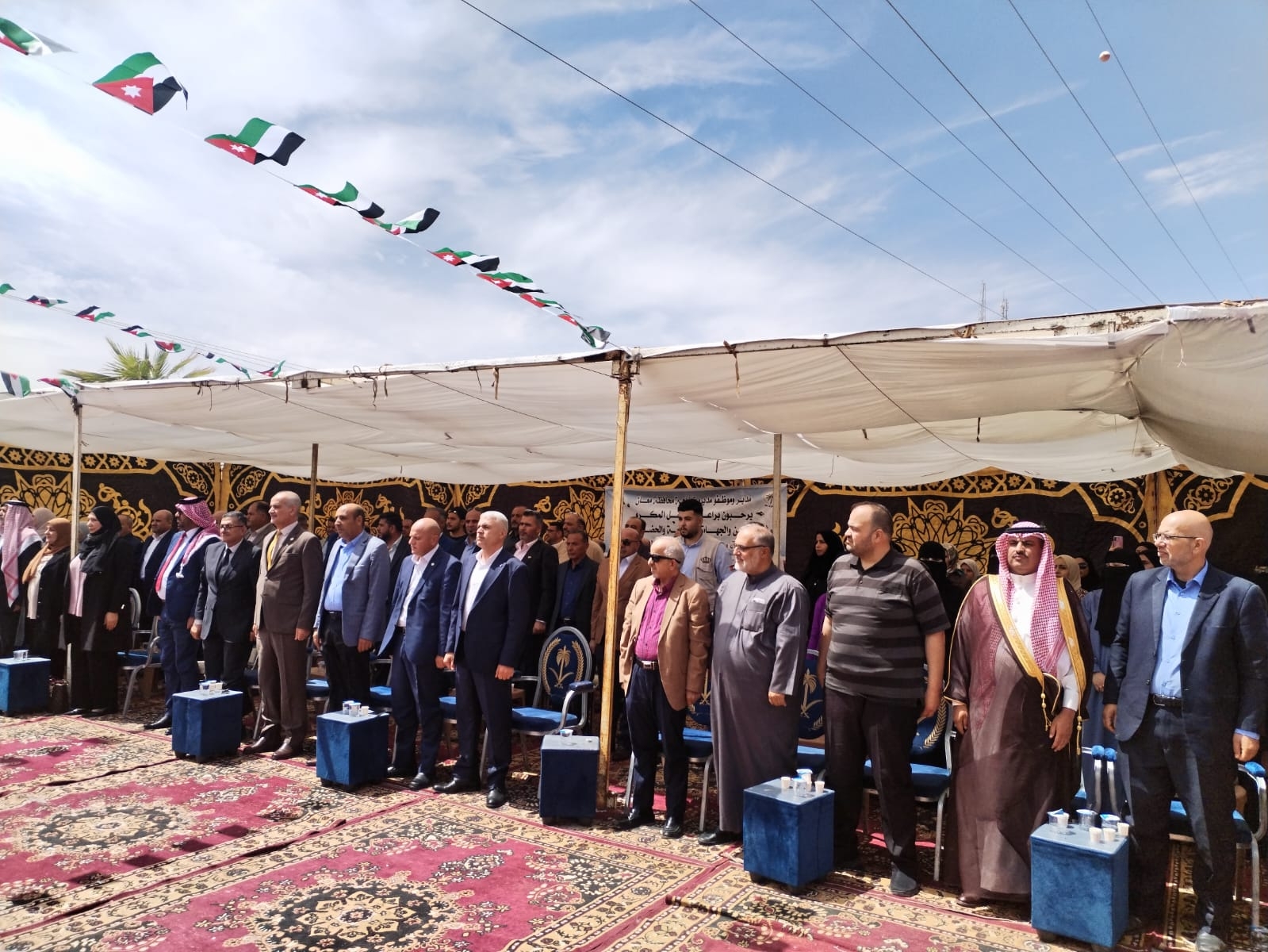 الشلبي يفتتح مهرجان خيرات معان ومعرض المنتجات الريفية.
