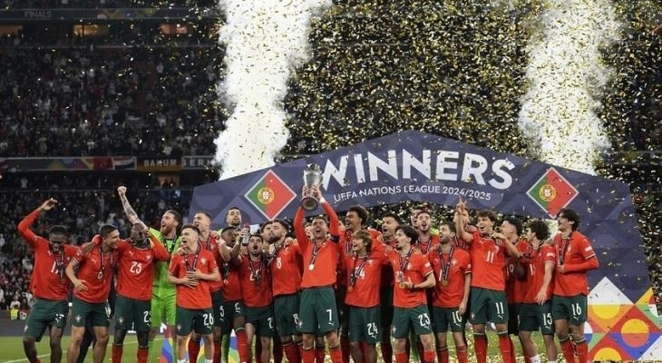 البرتغال تتوج بكأس دوري الأمم الأوروبية 2025