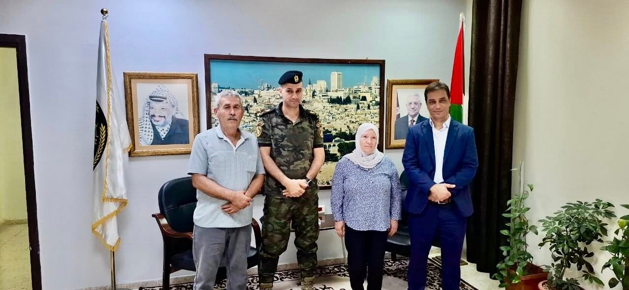الأمن الوطني يستقبل اللواء رائدة الفارس في زيارة إنسانية بجنين