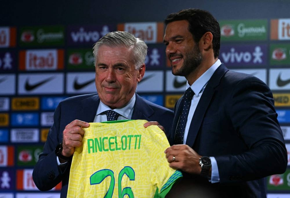 Ancelotti pledges to make struggling Brazil 'champions again'