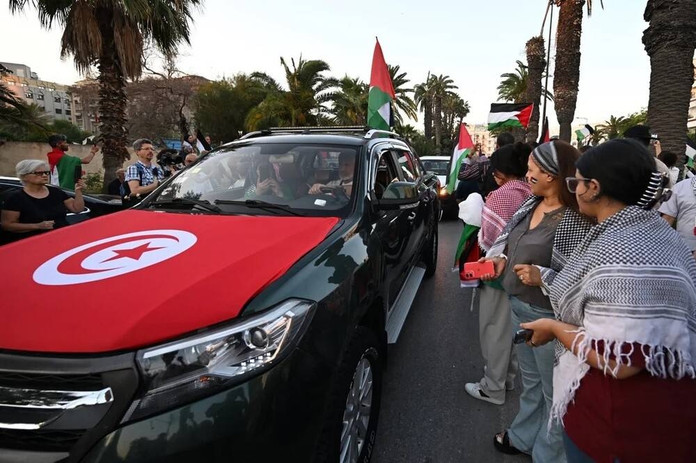 Thousands join Maghreb Resilience Convoy to Gaza, demanding end to Israeli's genocide