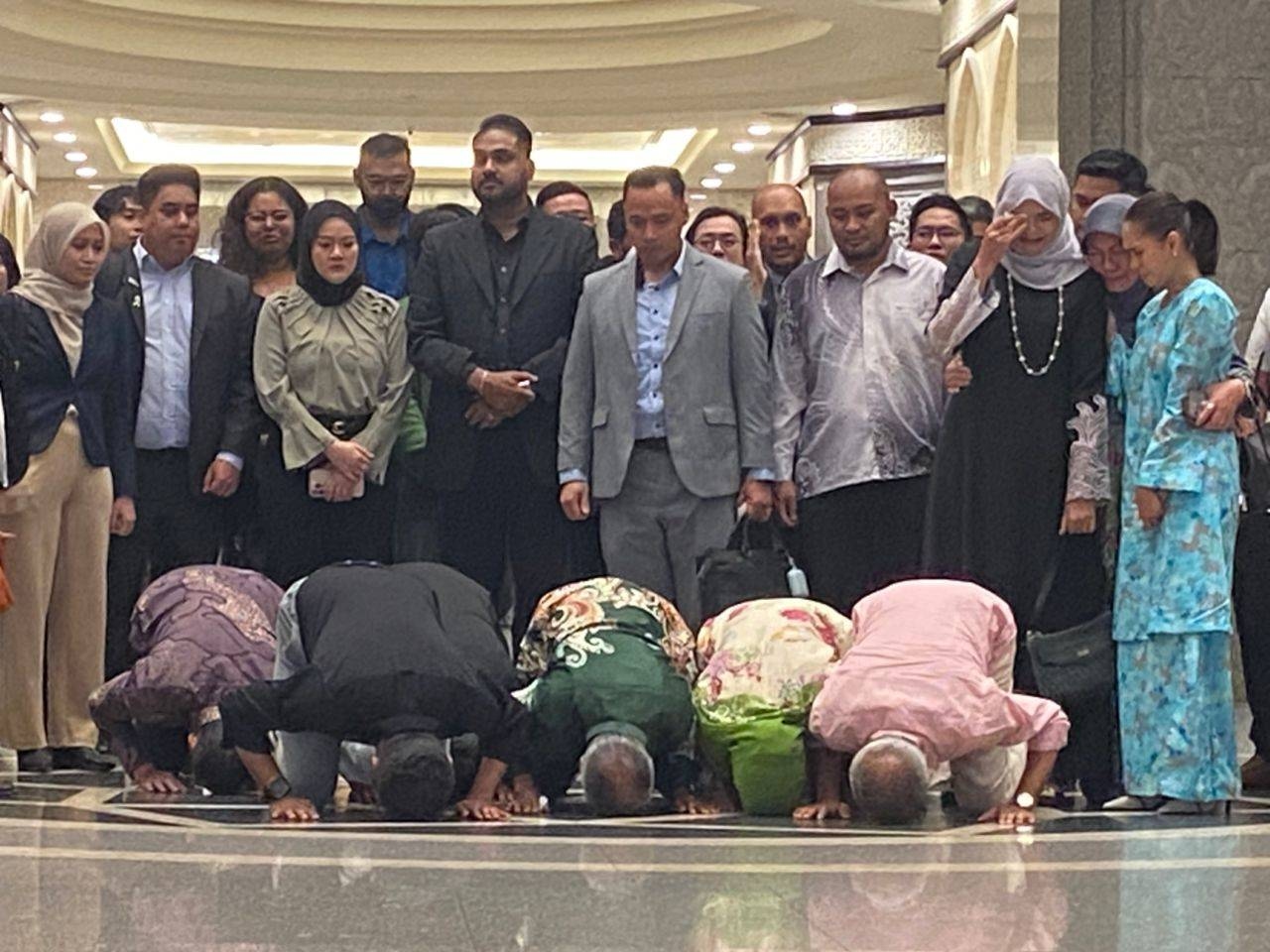 Bella sheds tears as Syed Saddiq walks free