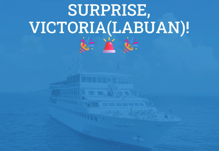 Floating library Doulos Hope arrives at Labuan Liberty Wharf