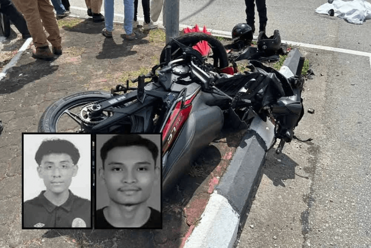 Two UnIPSAS students die in Jalan Gambang crash