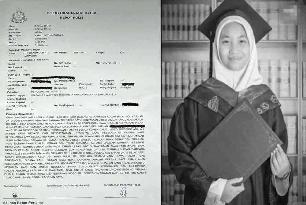 Zara Qairina case: ‘My child is not involved'