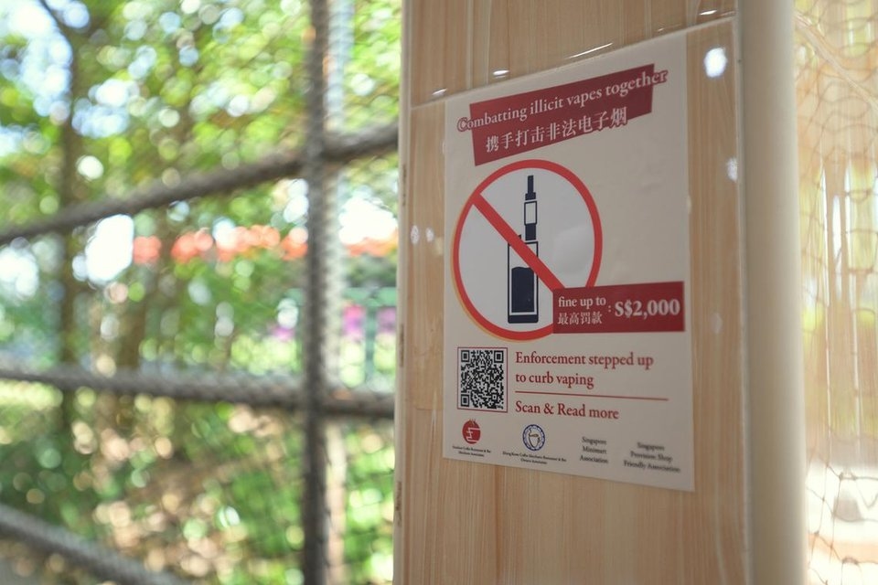 Government looking at enhancing laws around vaping to tackle issue of drug-laced vapes in Singapore