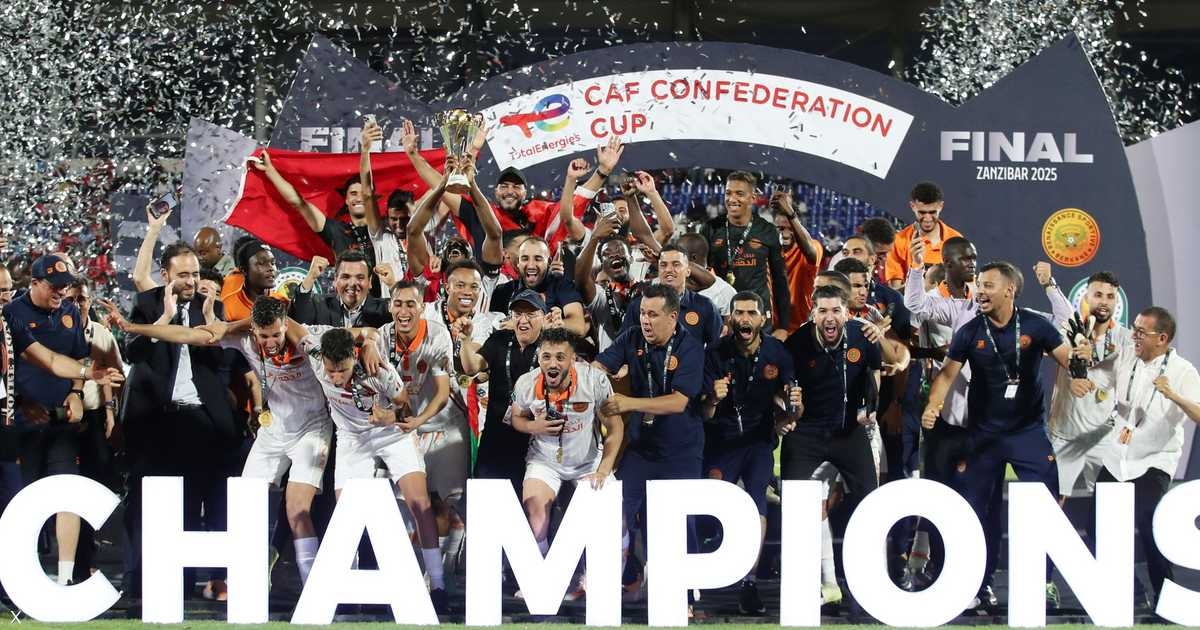 نهضة بركان المغربي يتوج بكأس الكونفيدرالية الإفريقية