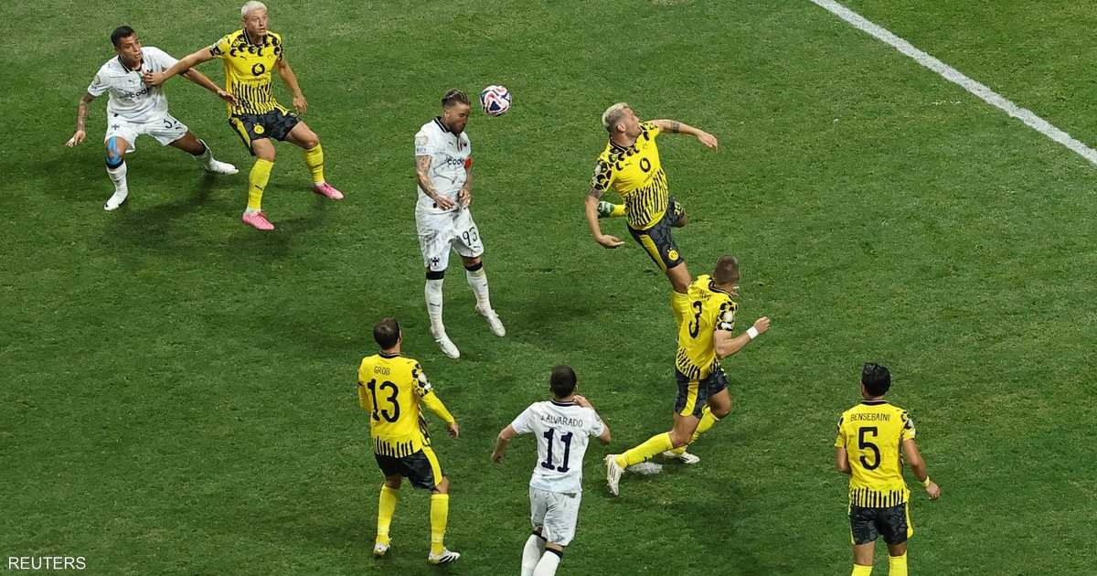 دورتموند يتأهل للقاء ريال مدريد في ربع نهائي مونديال الأندية