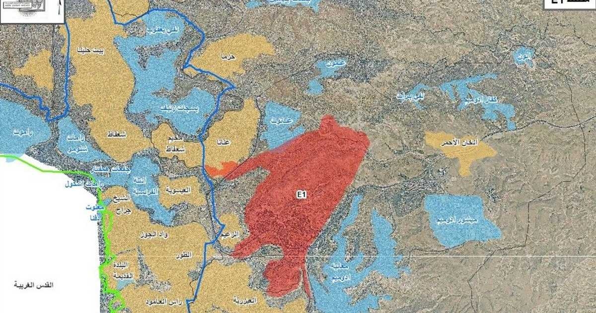 بخريطة.. فلسطين تفضح "مشروع إسرائيل" قرب القدس