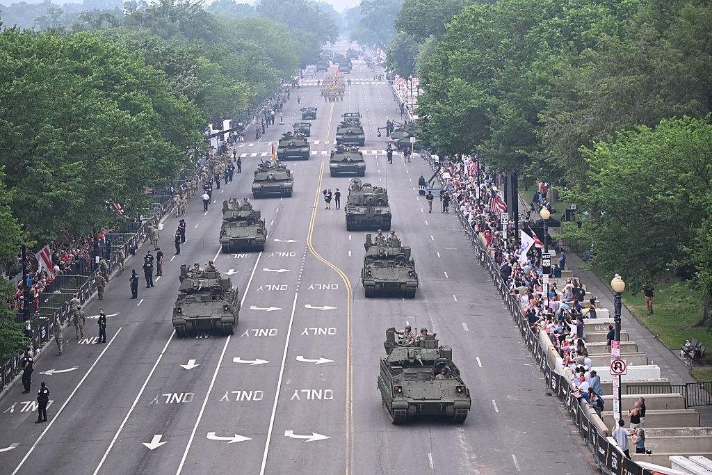 What the army parade says about America