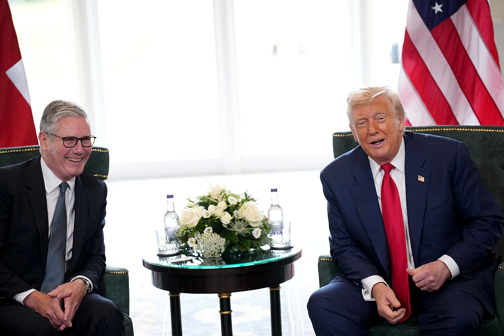 Does Trump prefer Starmer's wife to him?