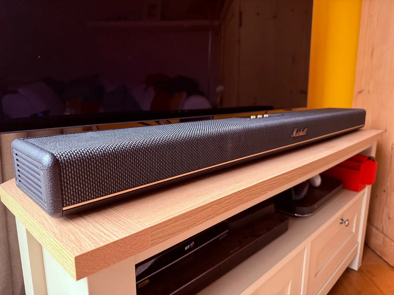 I had my doubts about Marshall's first soundbar, but the Dolby Atmos-equipped Heston 120 blew me away