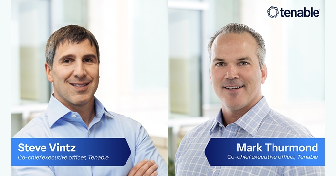 Tenable appoints Steve Vintz and Mark Thurmond as Co-CEOs
