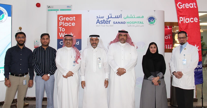 Aster DM Healthcare recognised for Workplace quality