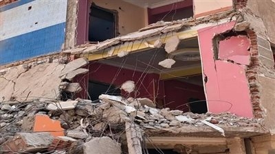 مصرع وإصابة 10 في انهيار مخزن فى كفر الدوار بالبحيرة