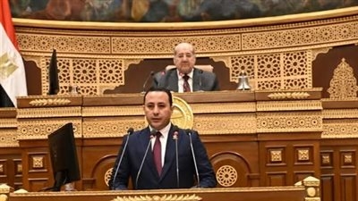 نائب التنسيقية عمرو نبيل يستعرض طلب مناقشة مقدم منه بشأن التحول إلى السيارات الكهربائية وتوطين صناعتها