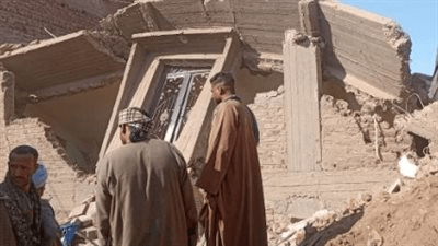 مصرع طالبة تصادف وجودها خلال انهيار جزئي في منزل مهجور بسوهاج