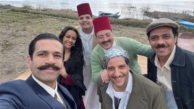 صدقي صخر يشارك الجمهور كواليس مسلسل النص.. صور