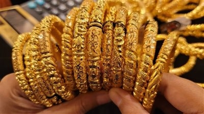 قفزة في سعر الذهب في مصر بحلول التعاملات المسائية اليوم