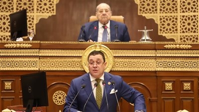 النائب هشام الحاج علي يستعرض طلبه أمام الشيوخ بشأن تطوير الأصول العقارية لقطاع الأعمال العام في تنمية ودعم الاقتصاد الوطني