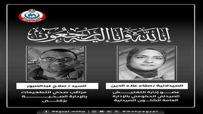 وزير الصحة ينعي صيدلانية ومراقب صحي من العاملين بالوزارة