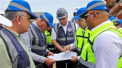 رئيس الهيئة العربية للتصنيع يتفقد أعمال إنشاء مصانع تدوير المخلفات الصلبة بمحافظة كفر الشيخ