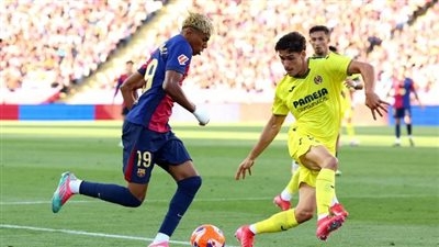 فياريال يفوز على برشلونة (2/3) في الدوري الإيطالي ويتأهل لدوري أبطال أوروبا 2025/2026