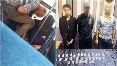 ضبط 3 أشخاص ظهرا اثنين منهما في فيديو تحت تأثير المخدرات داخل أتوبيس بالقليوبية