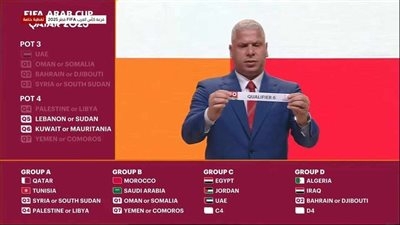 تعرف على نتائج قرعة كأس العرب