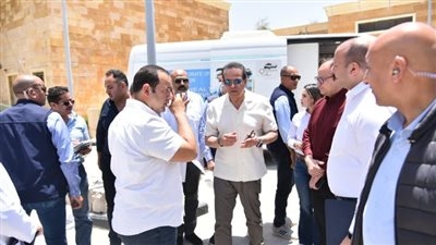 وزير الصحة يتفقد مستشفى الحمام المركزي بمحافظة مطروح