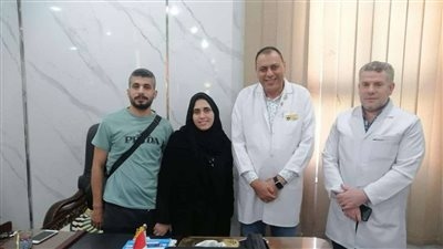 استقبال مريضة فلسطينية بمستشفى السنبلاوين العام وخضوعها لجراحة دقيقة في جمجمة الرأس