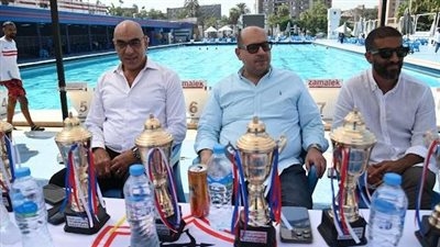 ياسر إدريس يشهد ختام بطولة الجمهورية للغطس بنادي الزمالك