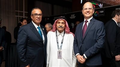 عمرو مصيلحي يجتمع برئيس الاتحاد الدولي لكرة السلة على هامش اجتماعات الاتحاد الأفريقي