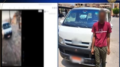 الداخلية تضبط سائق ميكروباص سلك الطريق العكسي على "الإسكندرية الصحراوي"