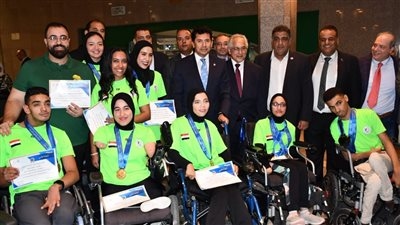 وزير الرياضة يكرم منتخب البوتشيا بعد تأهل 7 لاعبين لكأس العالم 2026