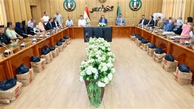بقيمة تقارب نصف مليون جنيه.. محافظ المنوفية يوزع مساعدات مالية وعينية لــ 55 حالة إنسانية