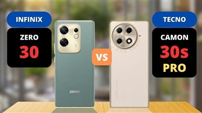 مقارنة بين Tecno Camon 30 وInfinix Zero 30