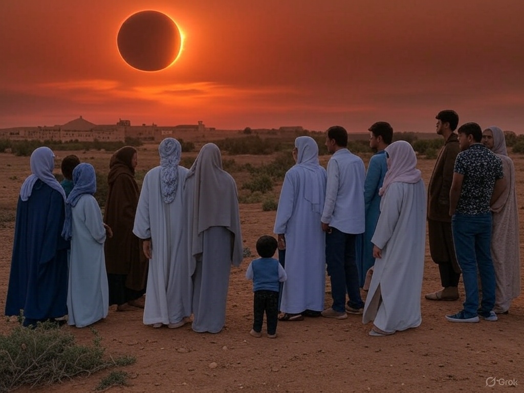 المغاربة أول من يشاهد كسوف الشمس صباح السبت