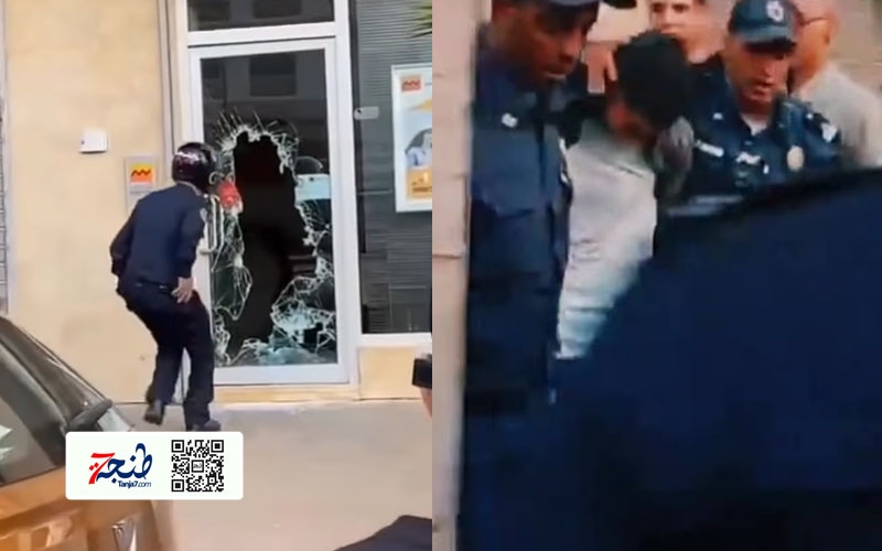 إفشال اقتحام وكالة بنكية على المباشر