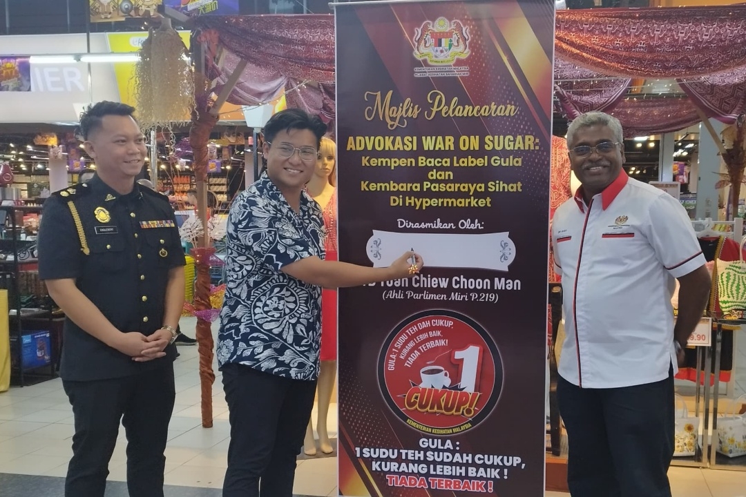 Miri Health Office launches ‘War on Sugar' campaign to promote healthier food choices