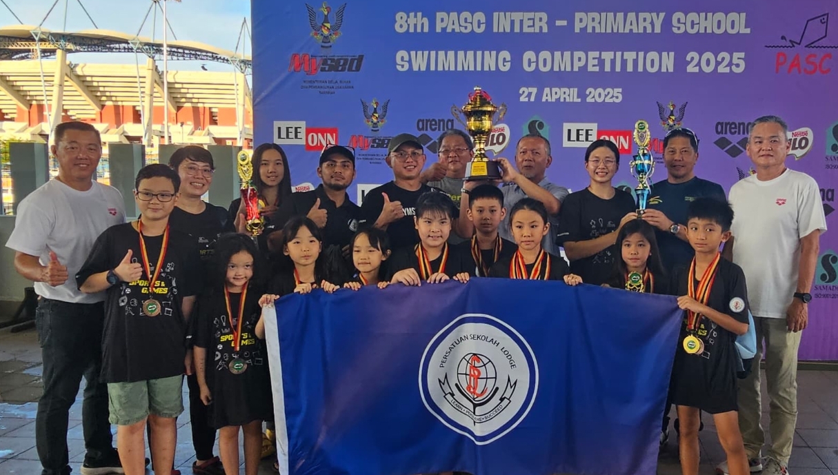 Lodge International School beat 33 other schools for swim title