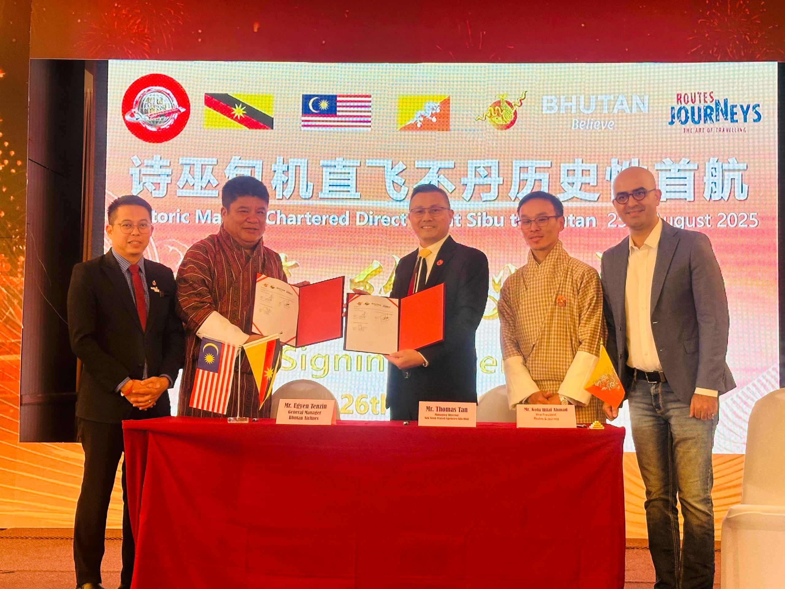 Sibu-Bhutan direct flight set to strengthen bilateral ties, boost tourism